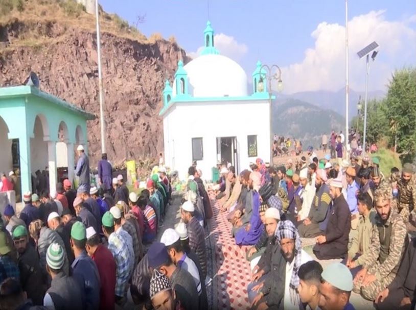 Visuals from Trimili Sharif Kanthol in Jammu and Kashmir