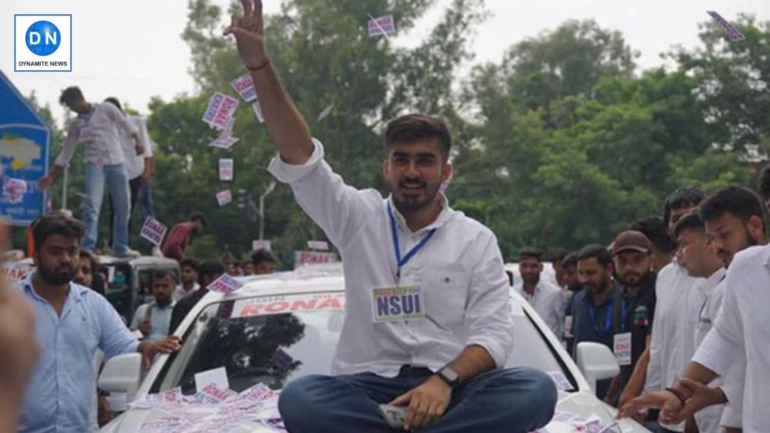 NSUI DUSU President Rounak Khatri