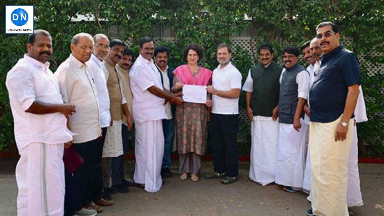 Priyanka Gandhi Vadra received certificate of election