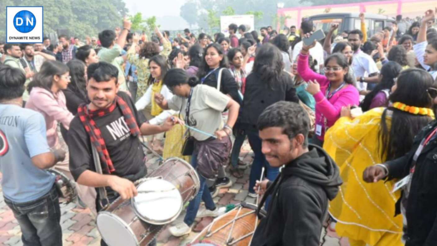 Jagriti Yatra arrives at Deoria to a grand welcome