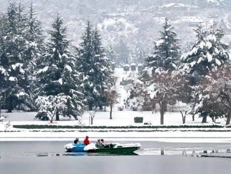 Cold wave grips Kashmir Valley