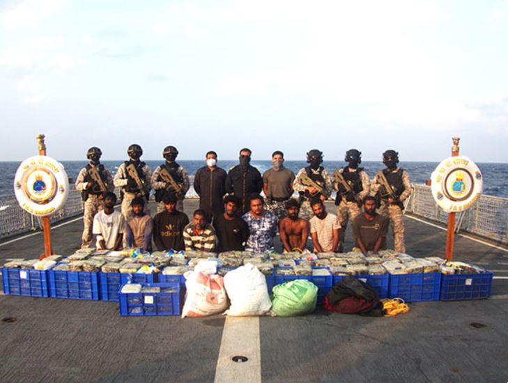 Indian Navy intercepts Sri Lankan-flagged vessels