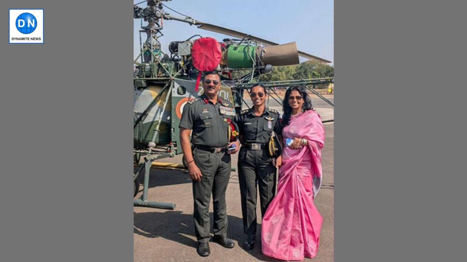 Capt Rheeya K Sreedharan with her father Brigadier Kaushal Sreedharan