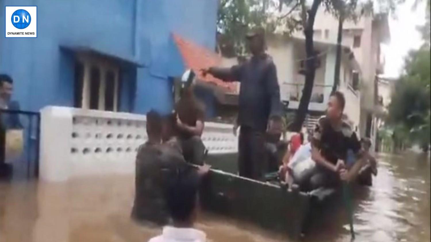 Visuals from flood-affected areas