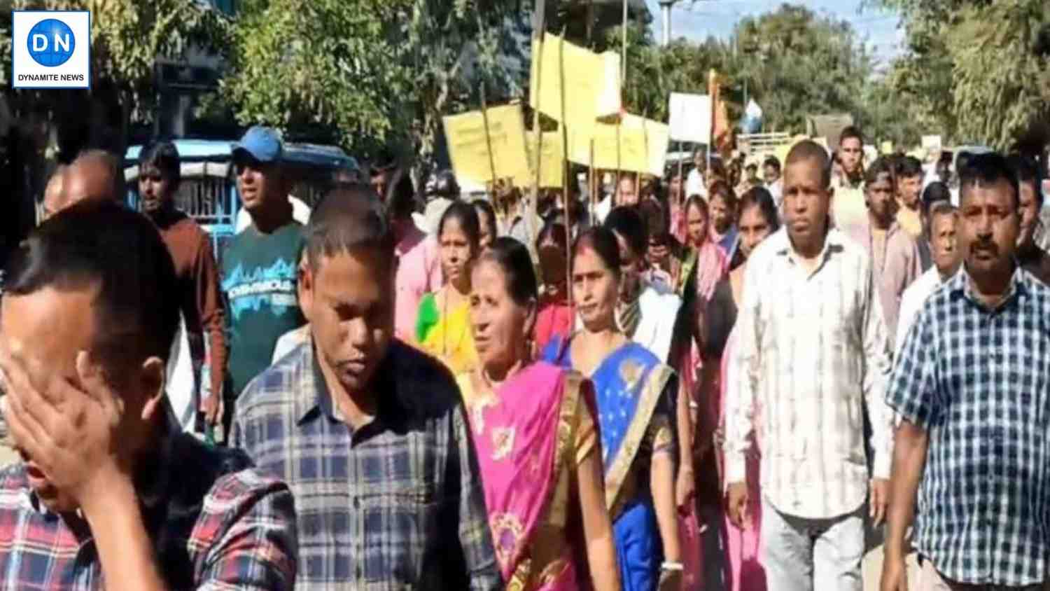 Hindu organisations in Assam stage protest on Tuesday