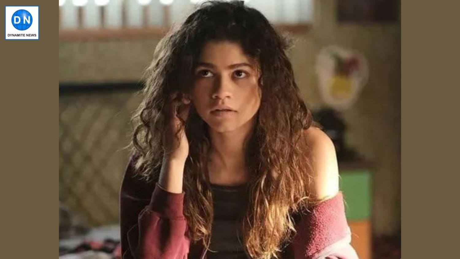 Zendaya in a still from 'Euphoria'