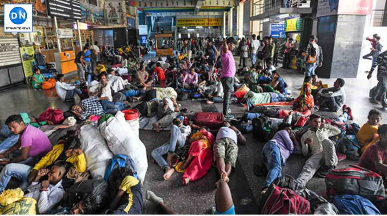 Passengers at Railway Staion