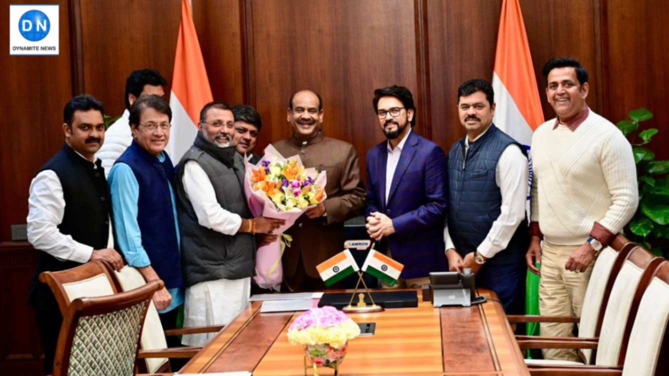 Anurag Thakur-led delegation of MPs invites LS Speaker to TB Awareness Friendship Cricket Match