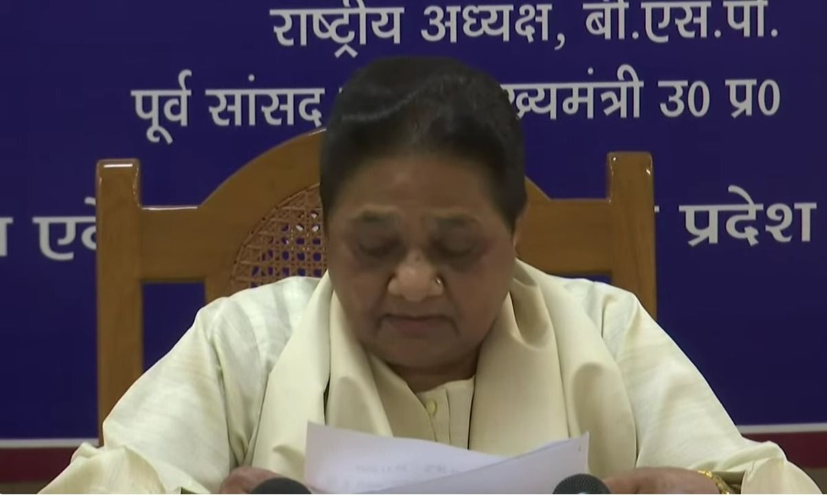 BSP Supremo Mayawati in Press Conference