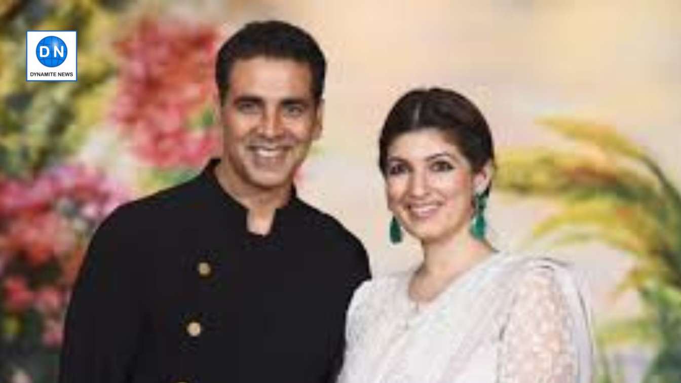 Actor Akshay Kumar and author Twinkle Khanna