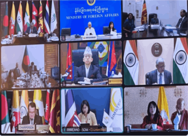 24th virtual Session of BIMSTEC Senior Officials’ Meeting