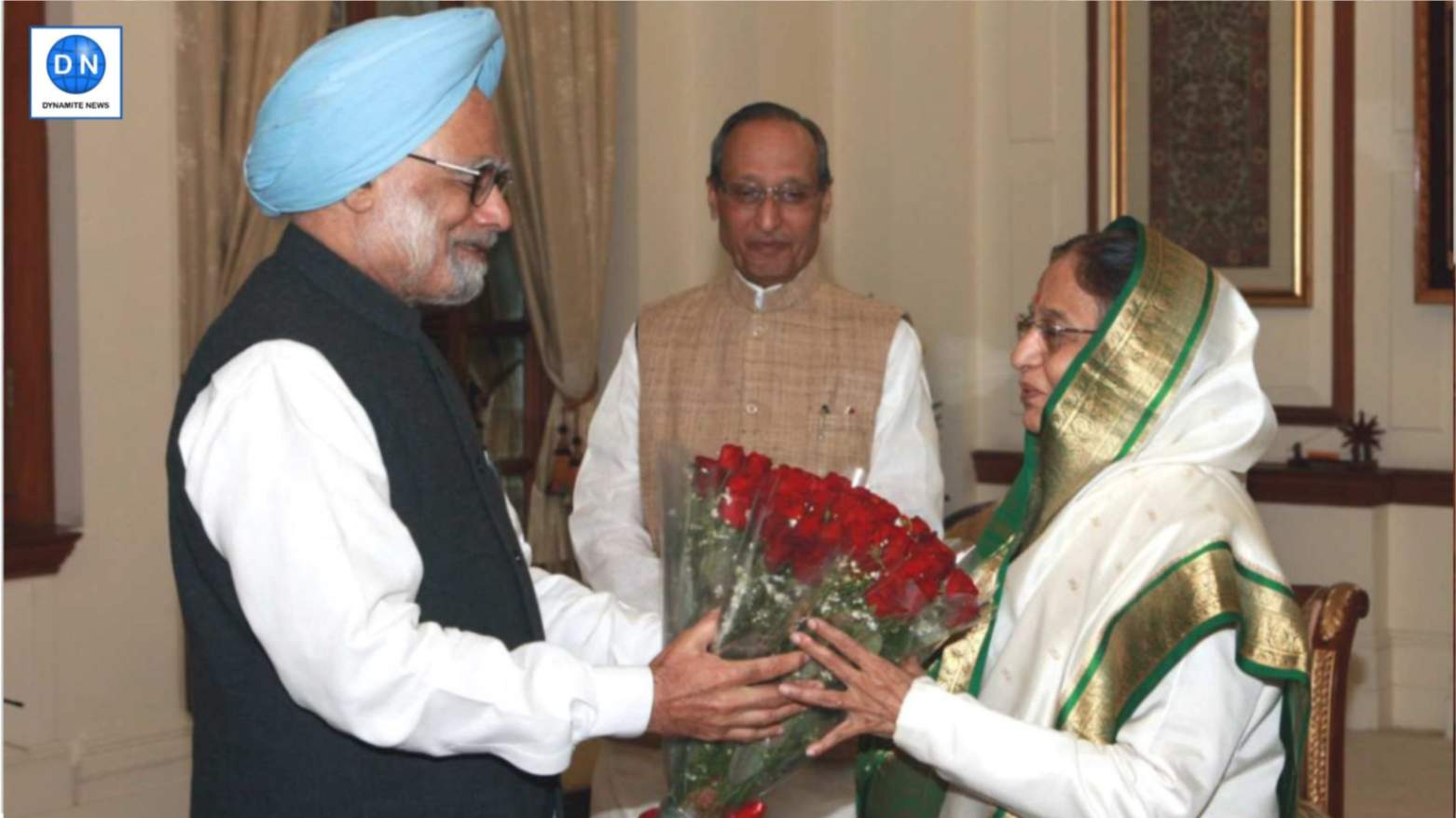 Ex-PM Dr Manmohan Singh & Ex-President Pratibha Devi Singh Patil