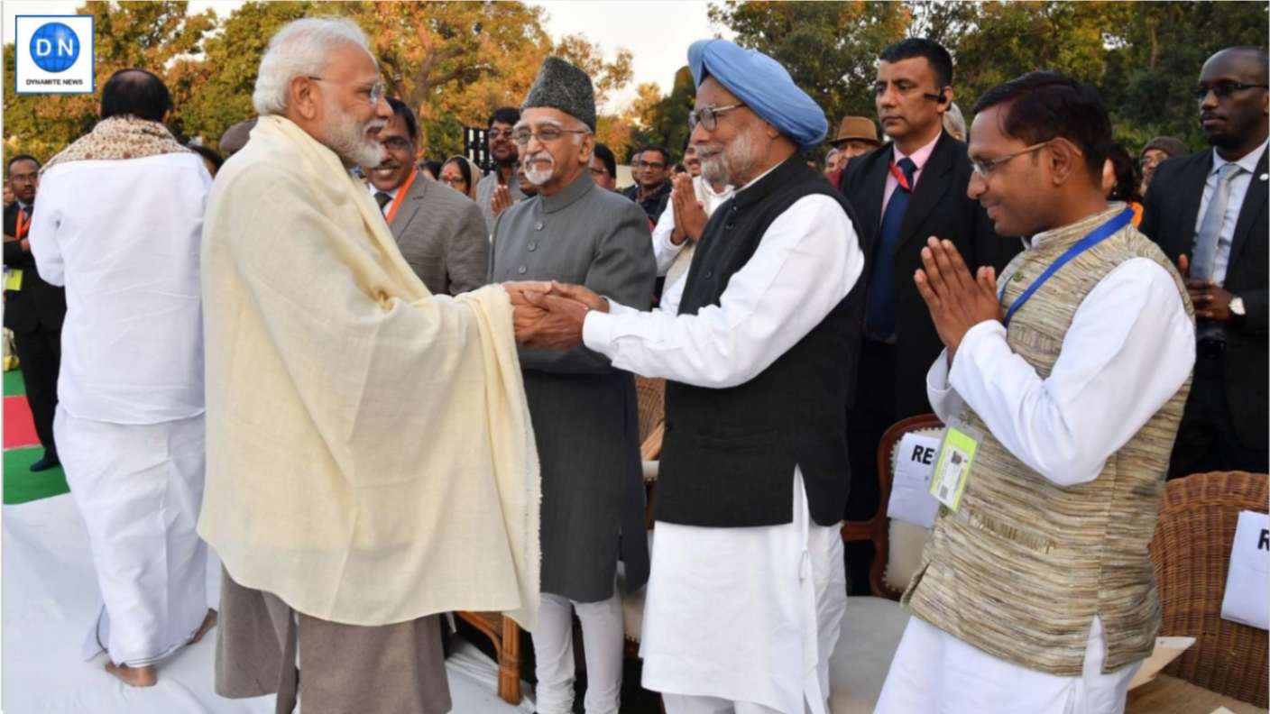 PM Modi and Dr Manmohan Singh