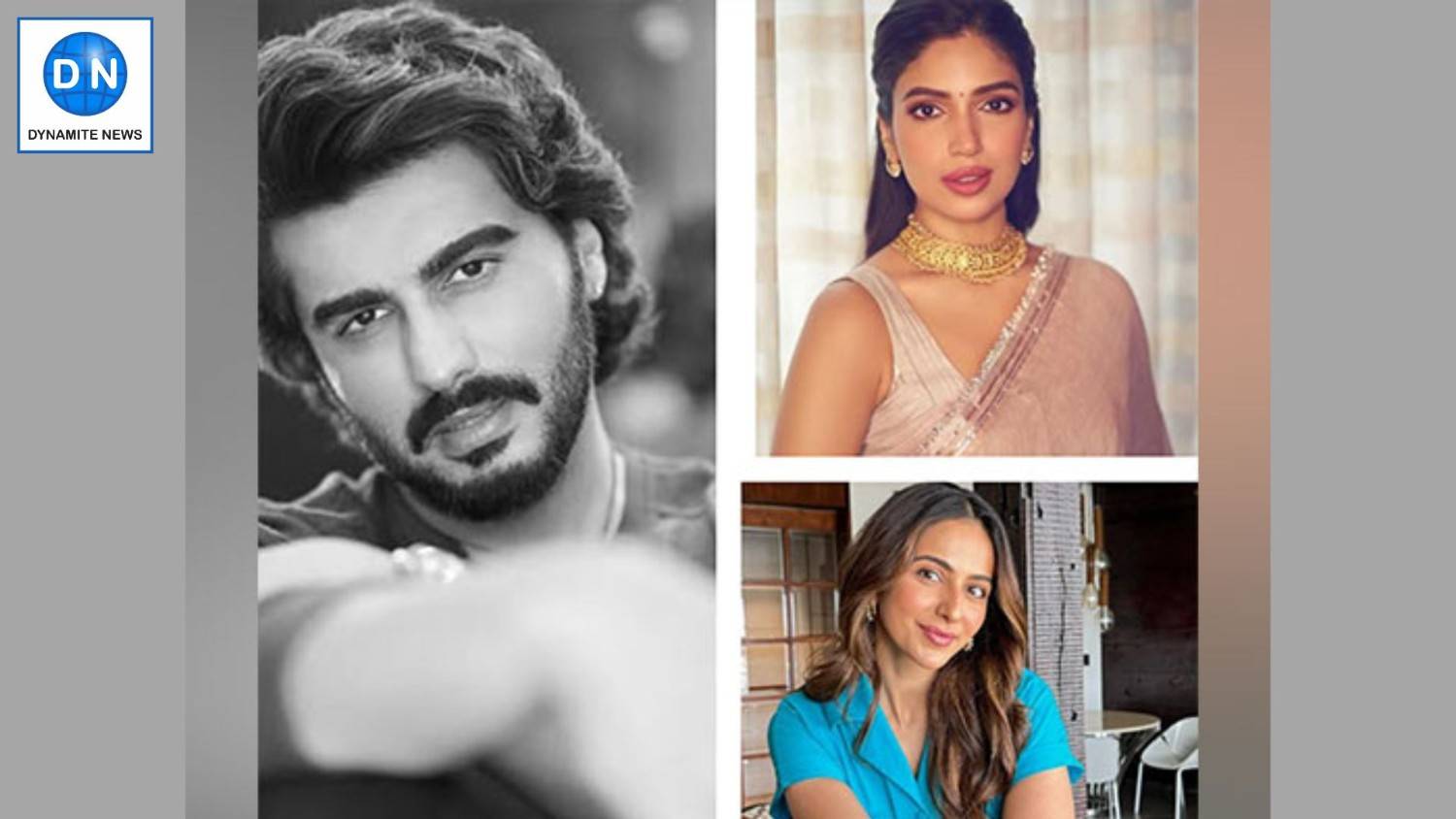 Actors Arjun Kapoor, Rakul Preet Singh and Bhumi Pednekar