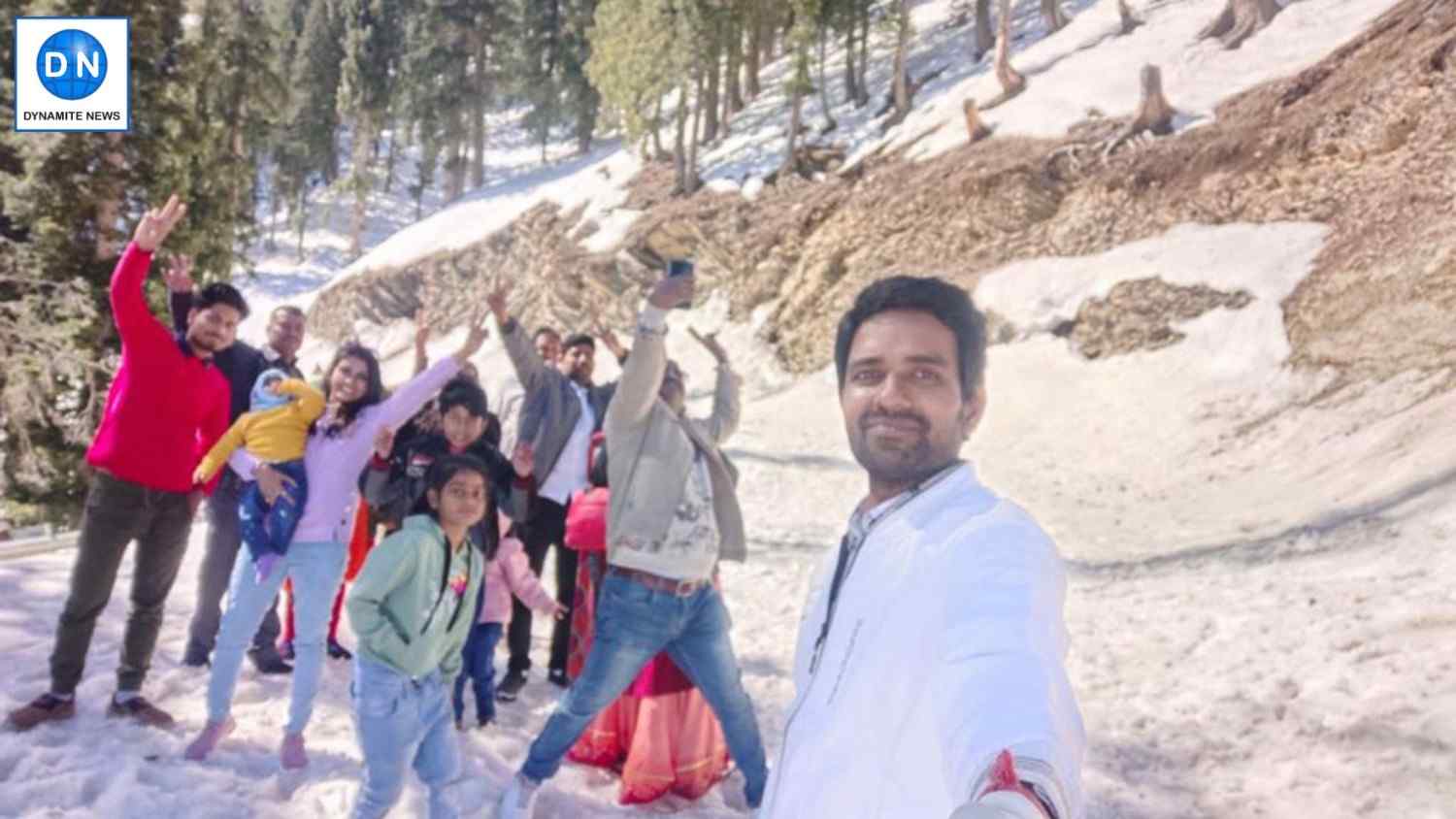 Tourists flock to snow covered Bhaderwah