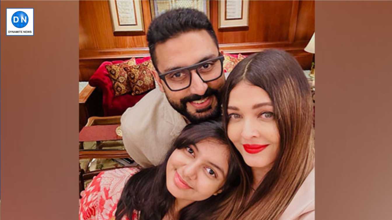 Abhishek Bachchan and Aishwarya Rai Bachchan and their daughter