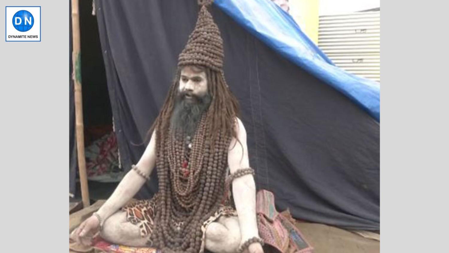 Rudraksh Baba at Mahakumbh Mela