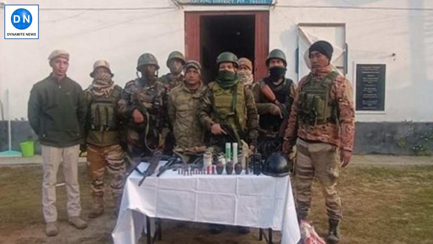 Security Forces and Manipur Police seize arms and ammunition