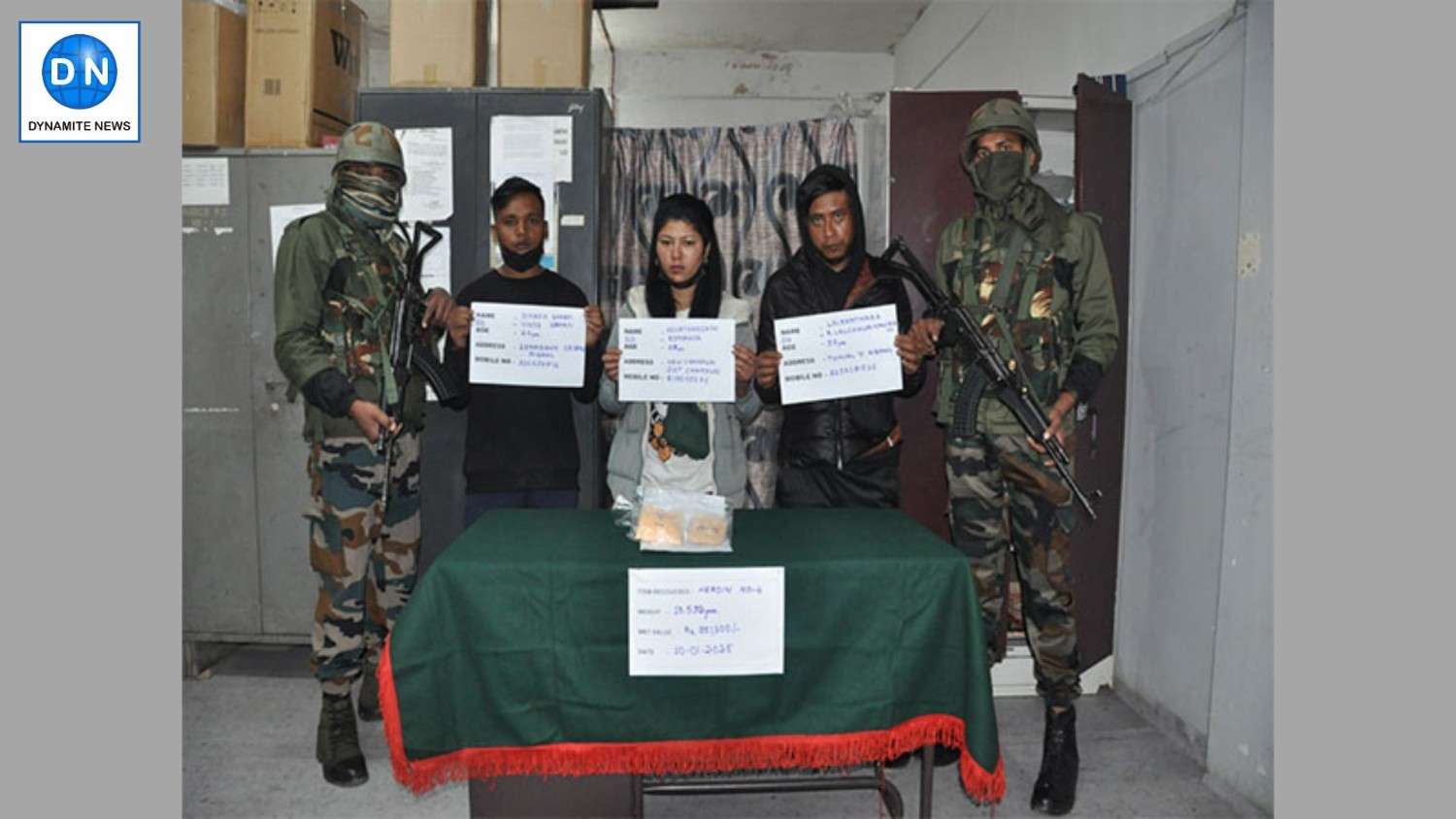 Assam Rifles recover heroin worth over Rs9L , held 3 in Aizawl