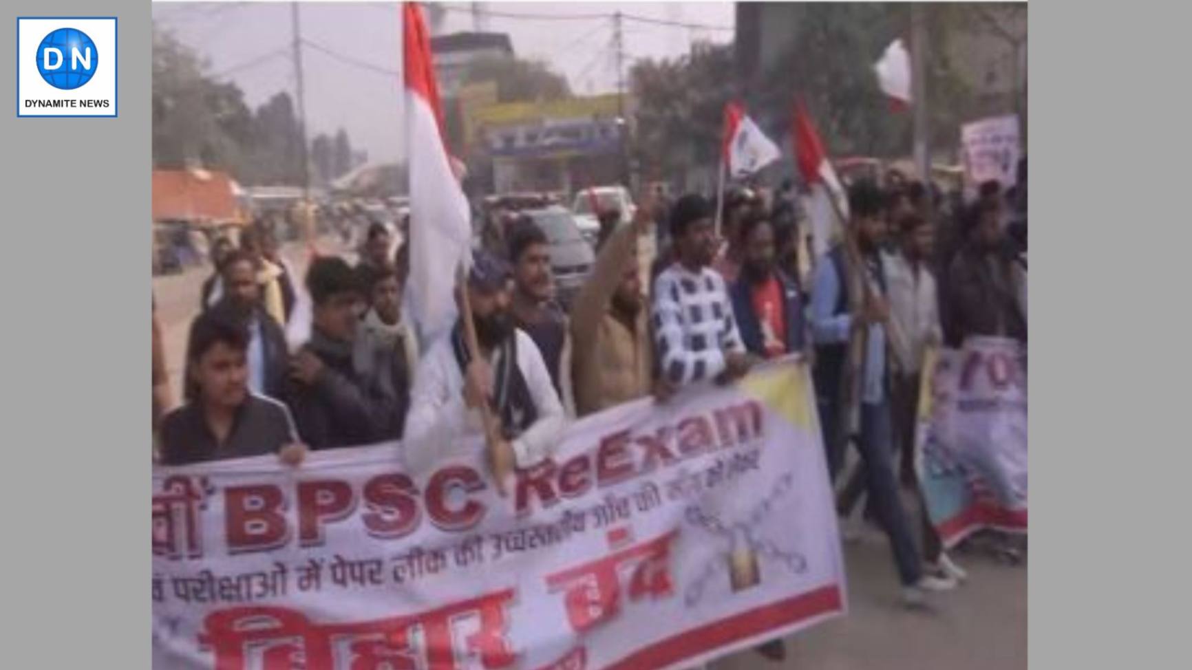 Protesters holding protest in Bihar