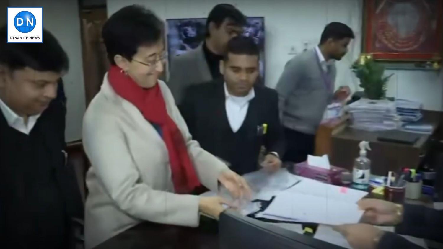 AAP candidate CM Atishi files her nomination