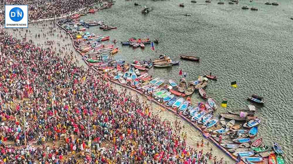 Visual from Triveni Sangam