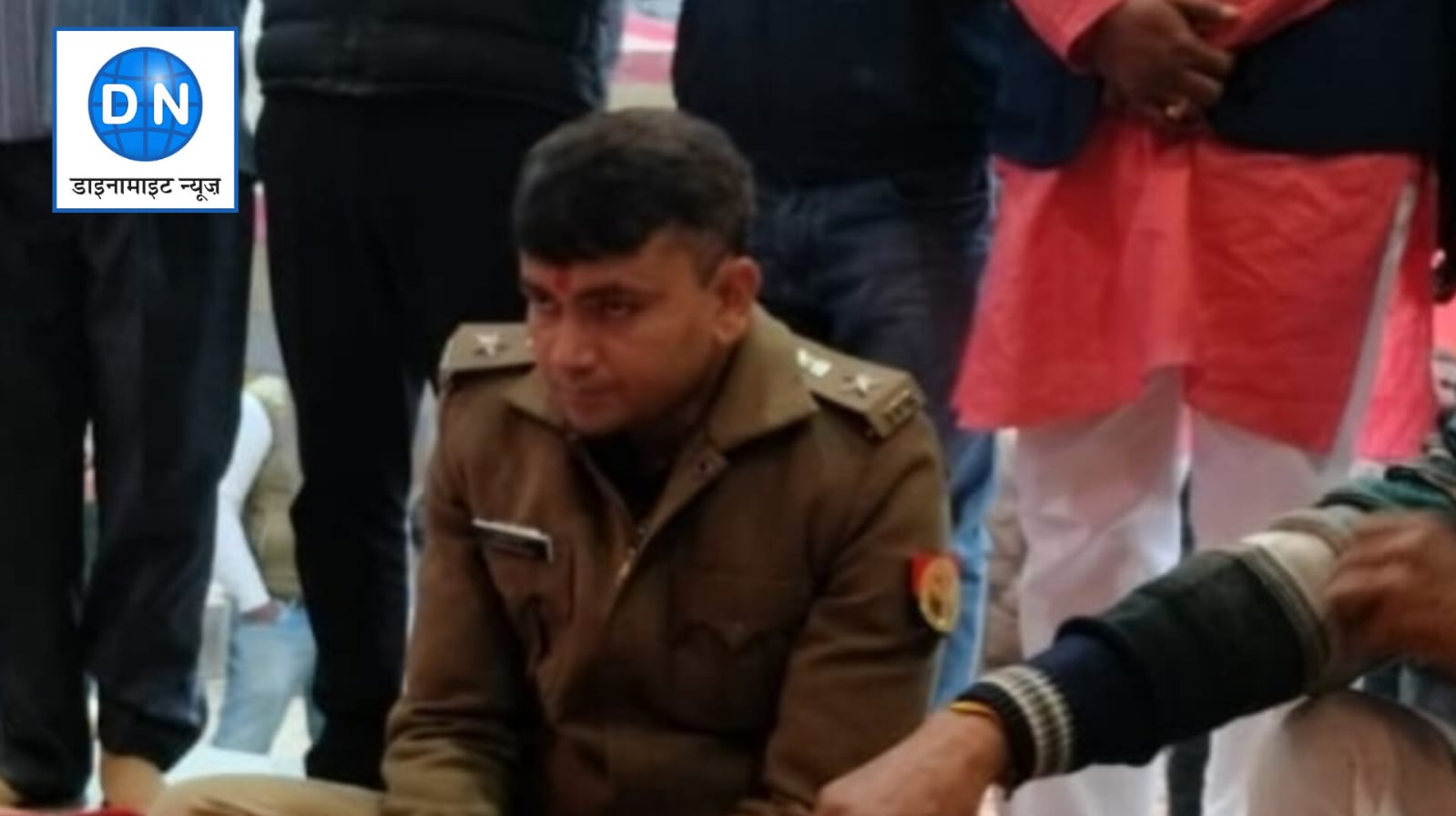 पुलिस अधीक्षक ने किया मंदिर का उद्घाटन