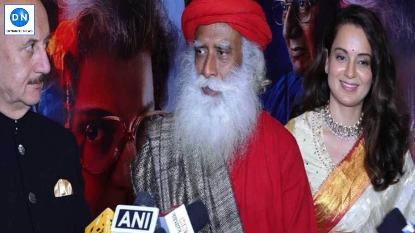 Anupam Kher, Sadhguru, Kangana Ranaut