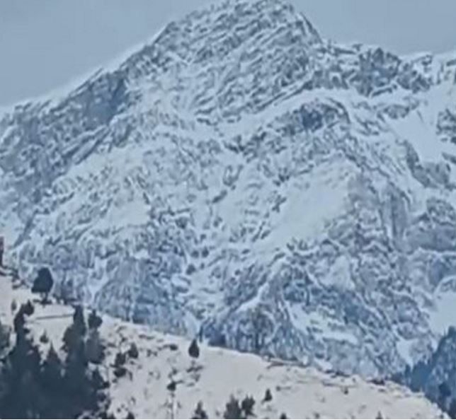 Fresh spell of snowfall in Doda