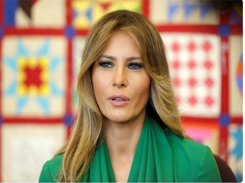 US President Donald Trump's wife Melania Trump