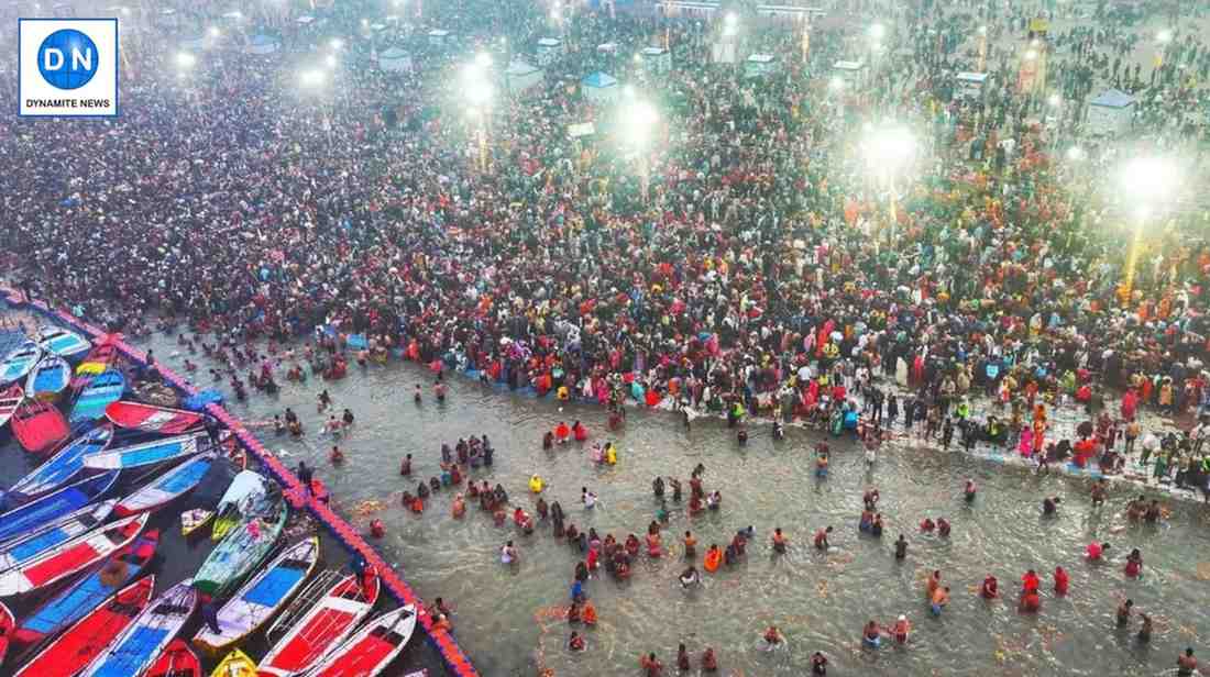 Around 2.50 million take holy dip till 10am