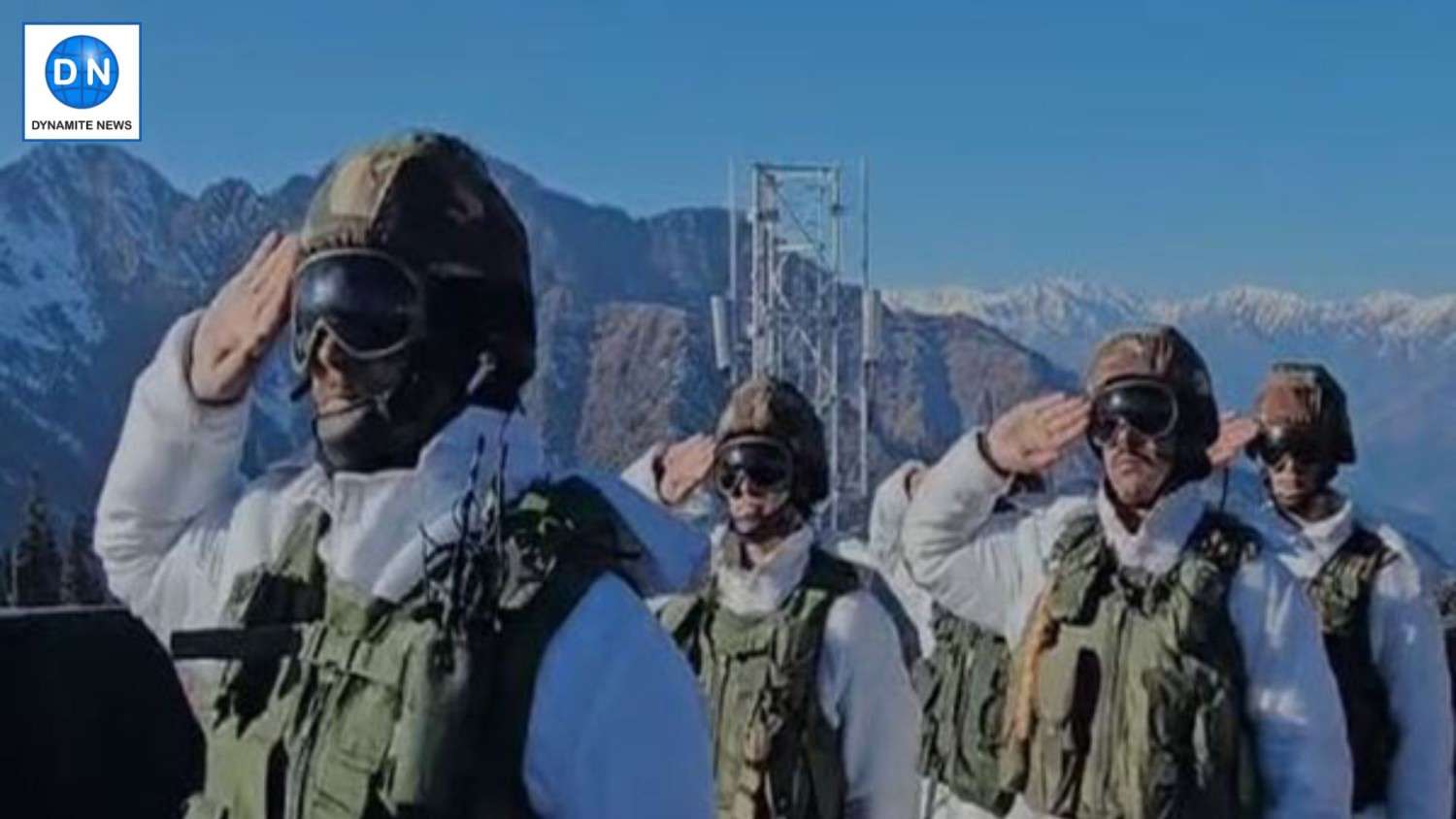 Army hoisted national flag at Uri sector of Baramulla on Republic day