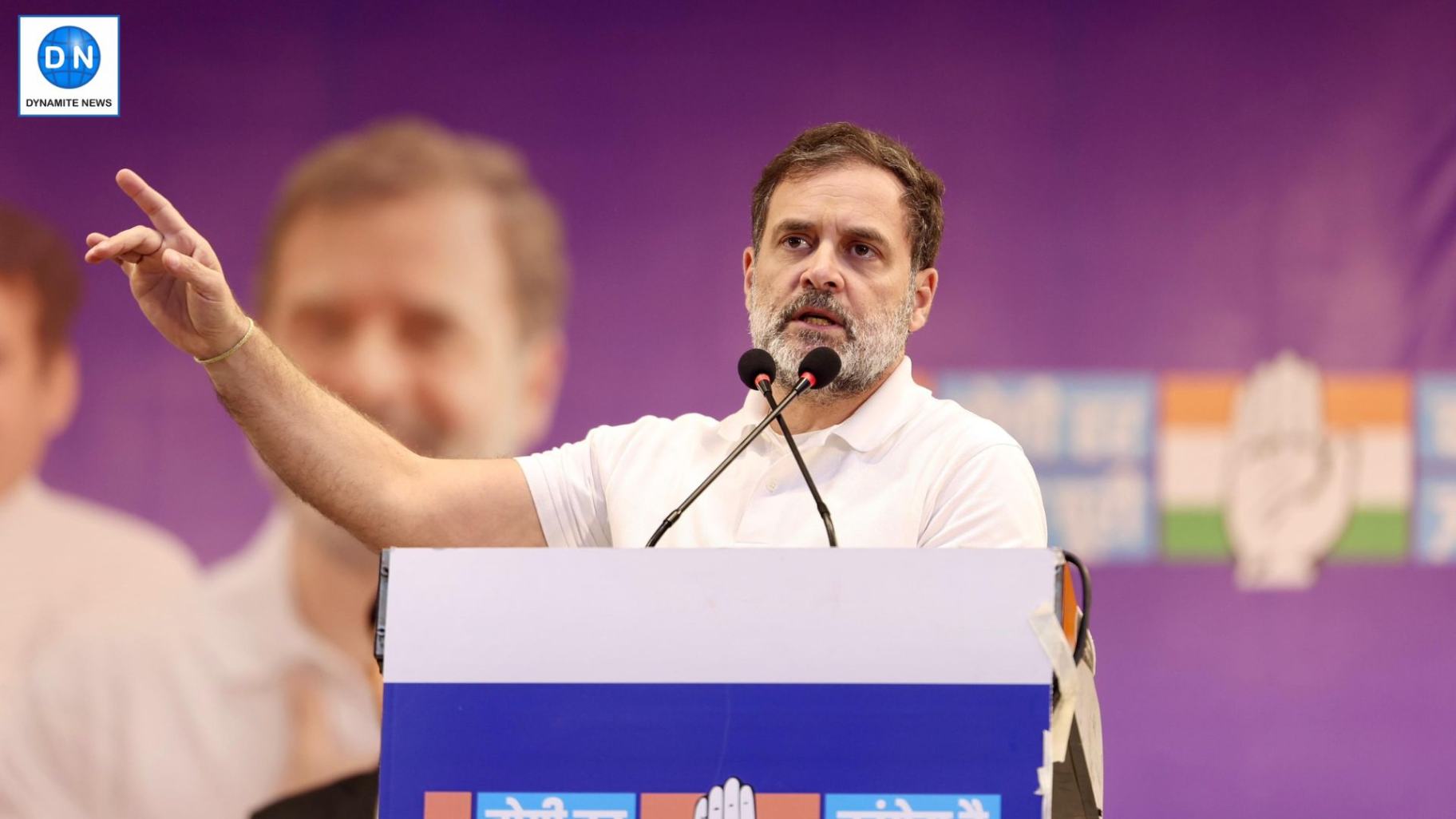 Cong MP Rahul Gandhi addresses rally in Delhi