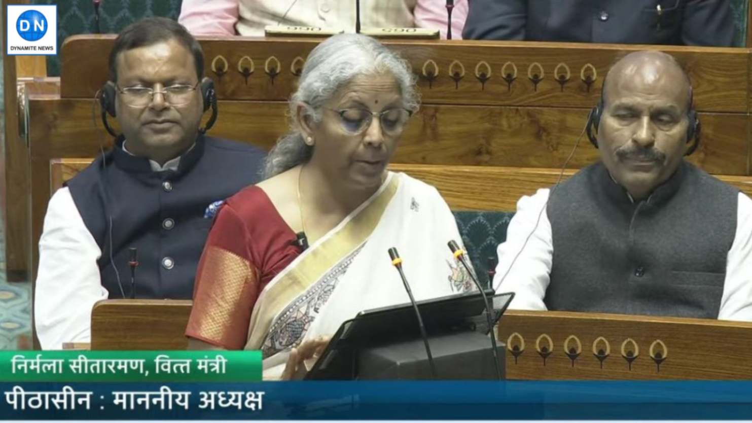 FM Nirmala Sitharaman presents Budget