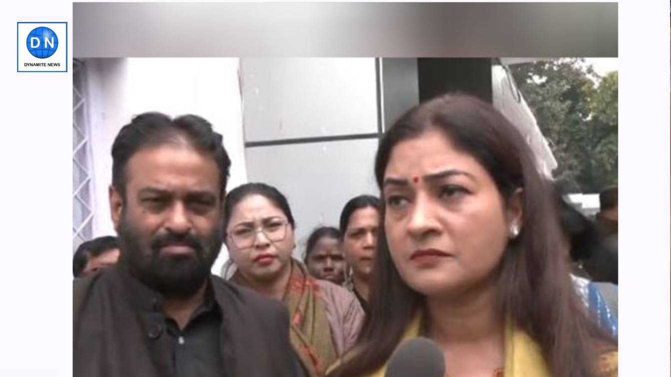 Congress candidate from the Kalkaji assembly seat Alka Lamba