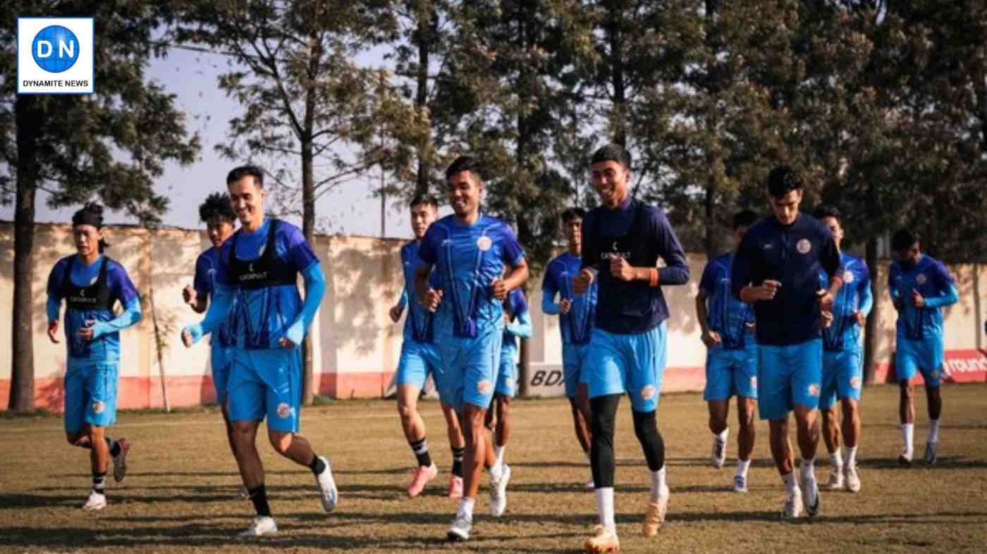 Punjab FC during practice session