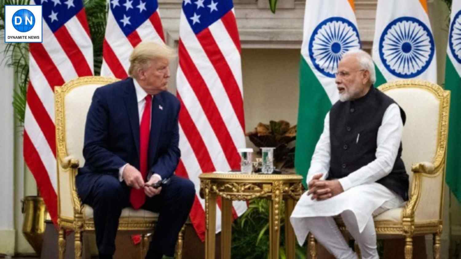 US President Donald Trump with Prime Minister Narendra Modi