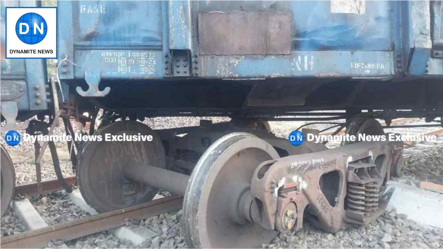 Goods train derailed at NTPC campus in Raebareli