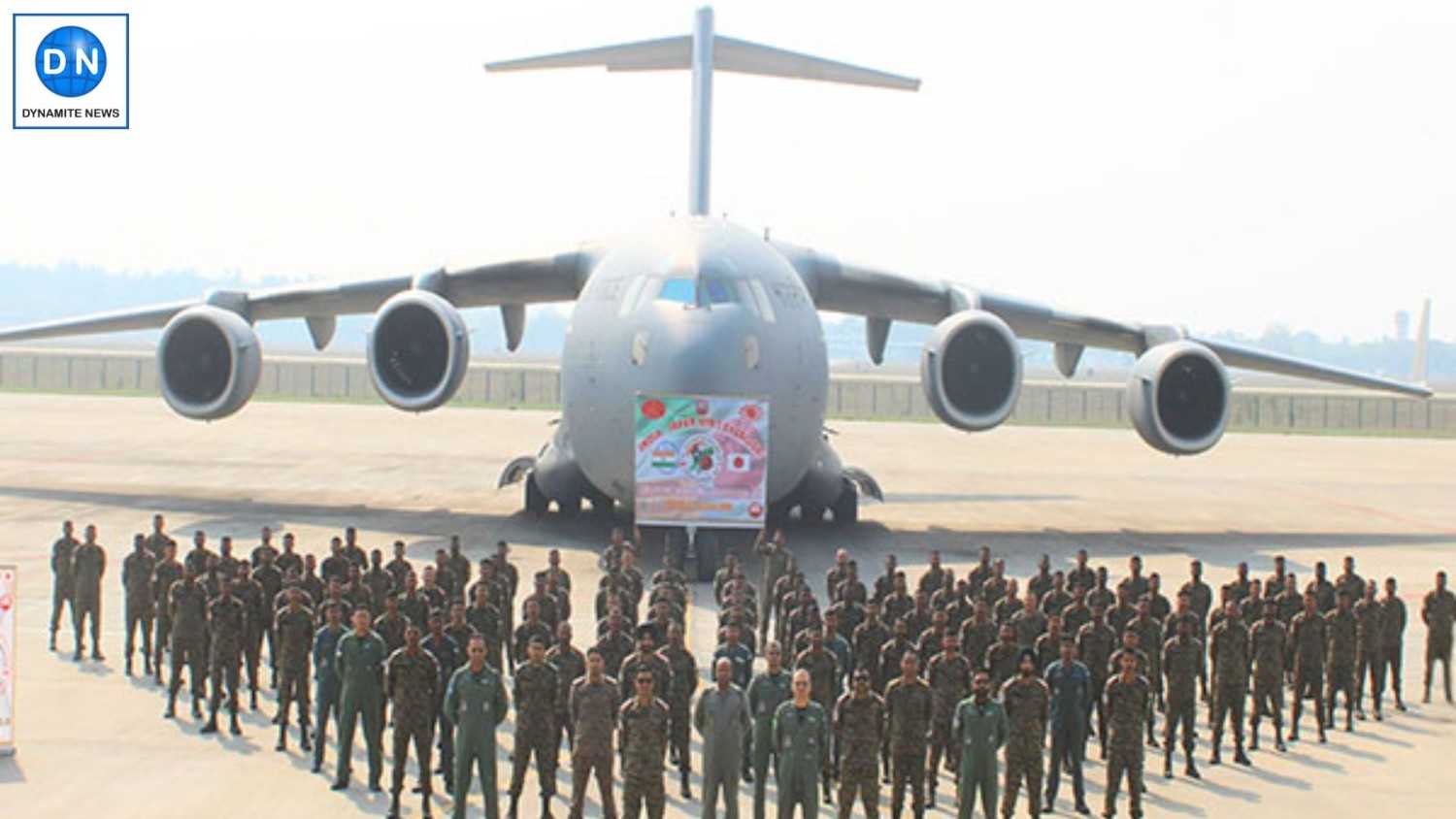 Indian contingent departing for exercise Dharma Guardian