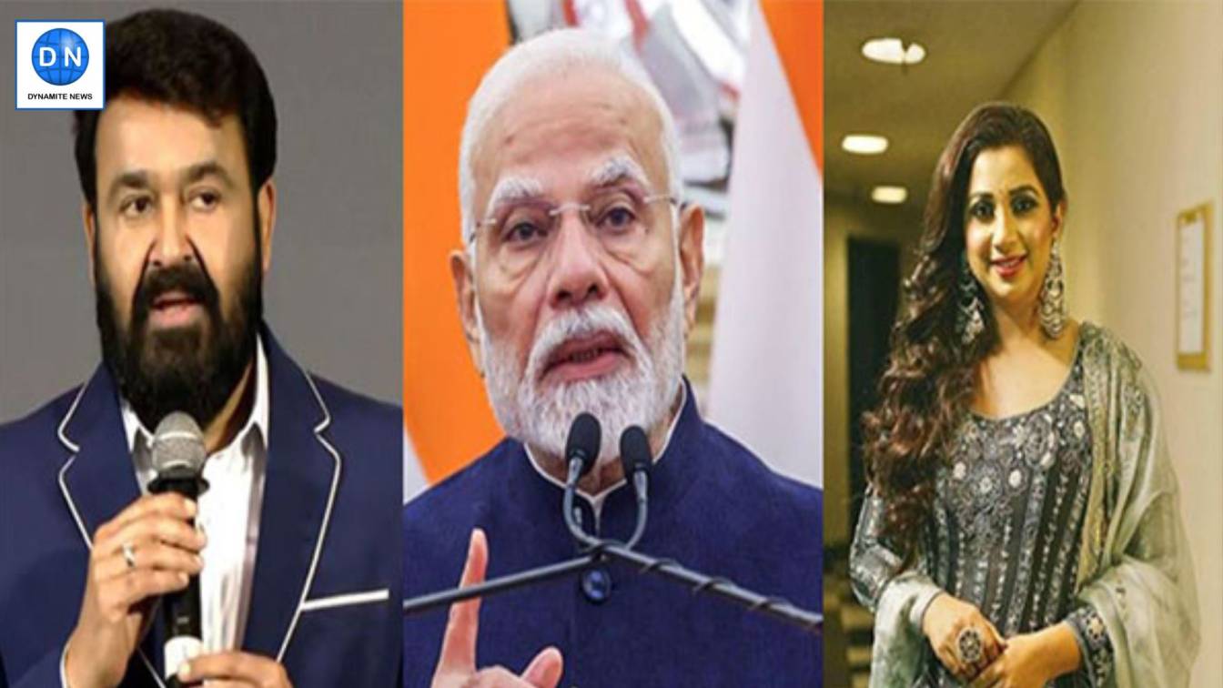 Mohanlal, PM Modi, Shreya Ghoshal