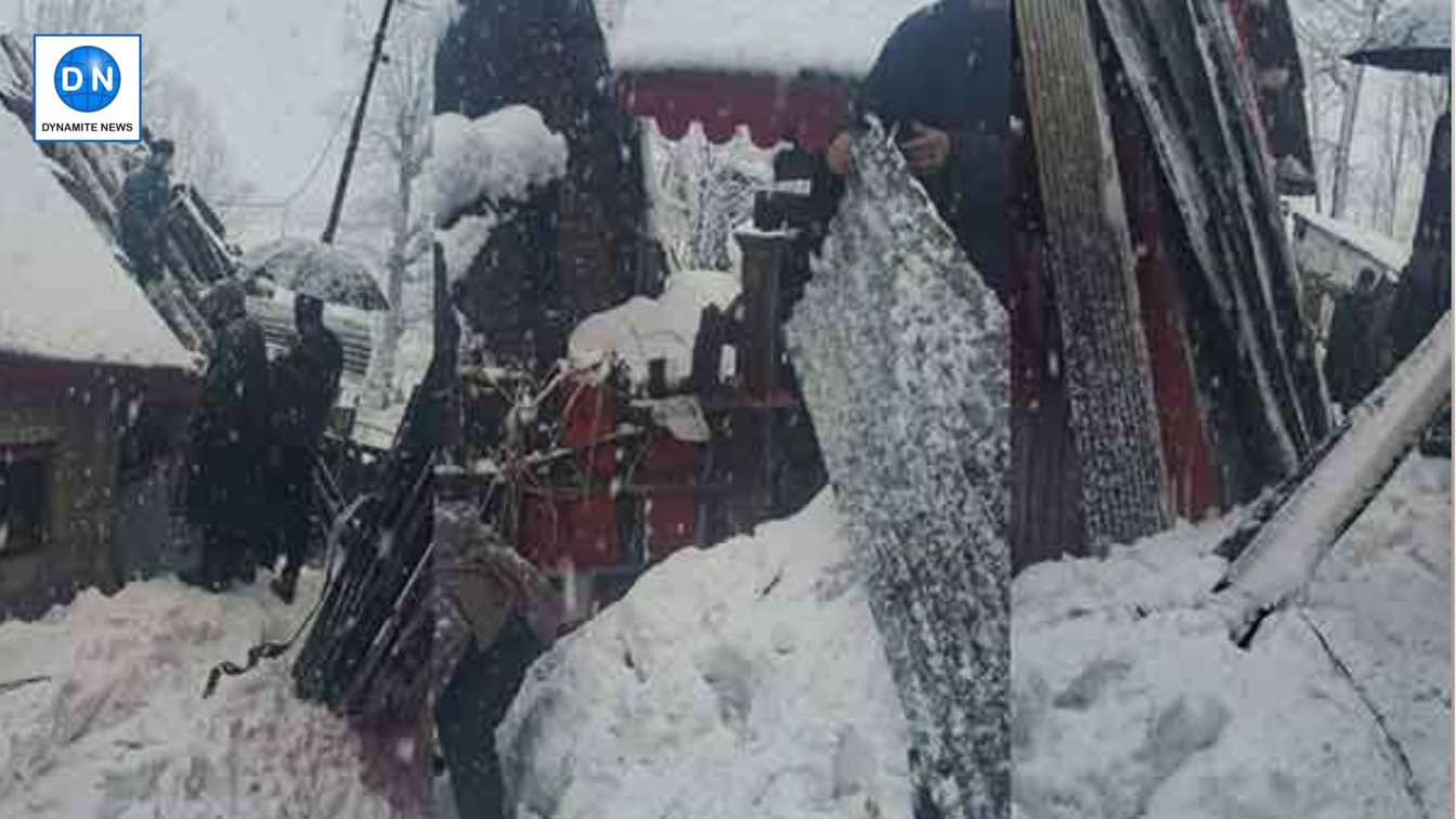 Visuals from Avalanche in Bandipora