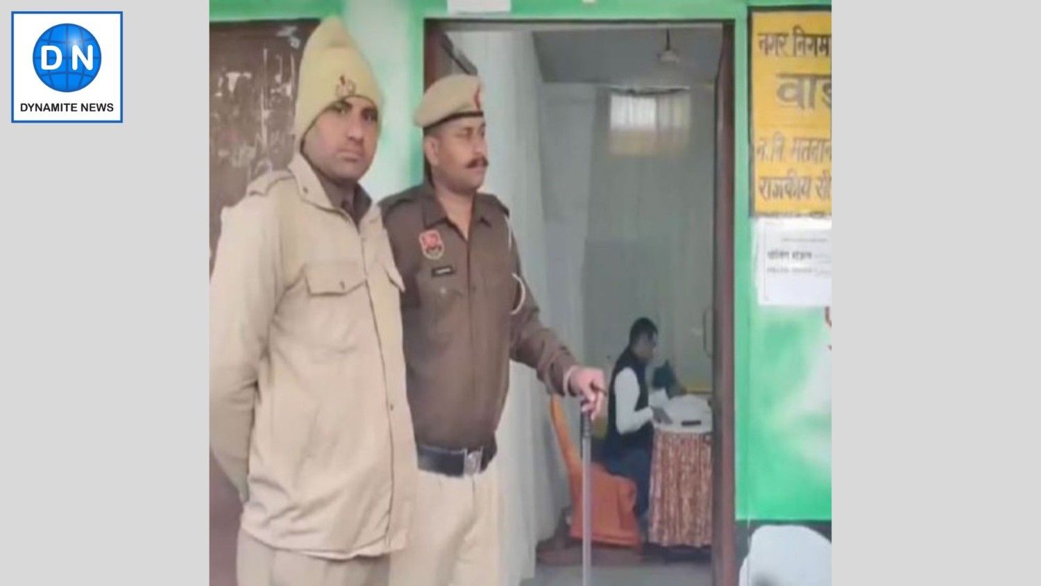 Visuals from a polling station in Karnal